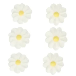 Flores de azúcar margaritas 2,3 cm (16) - Funcakes
