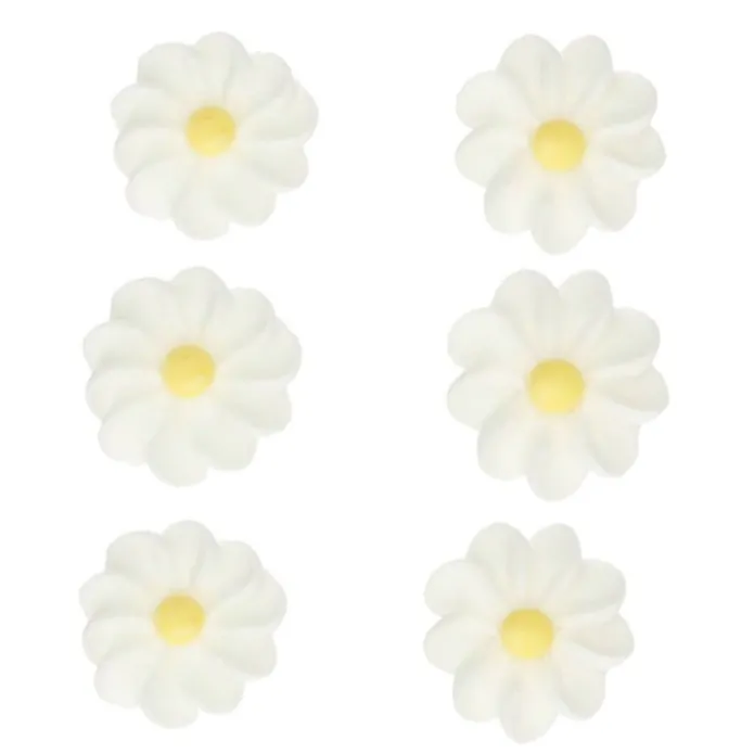 Flores de azúcar margaritas 2,3 cm (16) - Funcakes