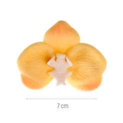 Flores de azúcar orquídeas 7 cm (6) - Sin gluten - Dekora