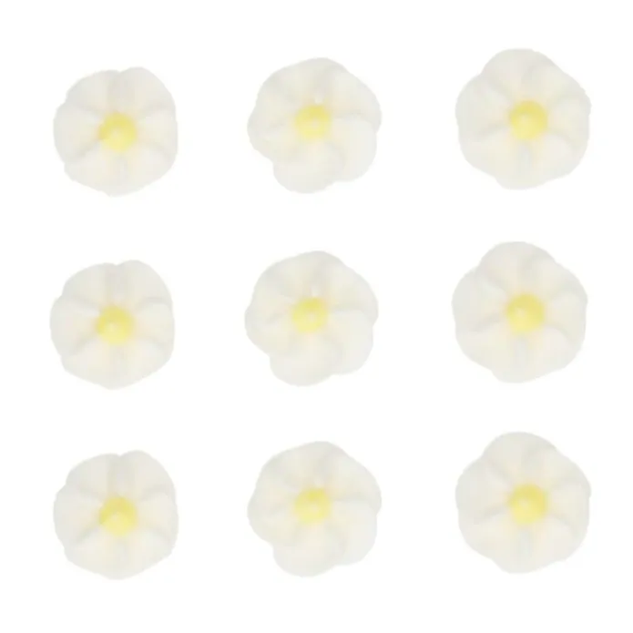 Flores de azúcar pequeñas blancas 1,5 cm (56) - Funcakes