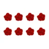 Flores de azúcar rosas rojas 3 cm (8) - Decora