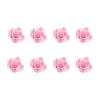 Flores de azúcar rosas rosas 3 cm (8) - Decora