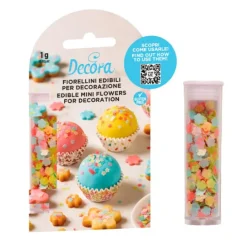 Flores de colores comestibles 1 g - Sin gluten - Decora