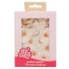 Flores de oblea hortensias blancas 4 cm (18) - Funcakes