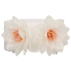 Flores de oblea lotus blancas 7 cm (10) - Funcakes