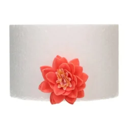 Flores de oblea lotus rojas y rosas 7 cm (10) - Funcakes
