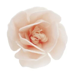 Flores de oblea magnolias blancas con tonos pastel 7 cm (6) - Sin gluten - Dekora