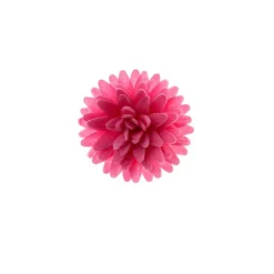Flores de oblea pompones de colores 4,5 cm (12) - Sin gluten - Dekora