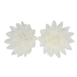 Flores de oblea áster blancas 5,5 cm (14) - Funcakes