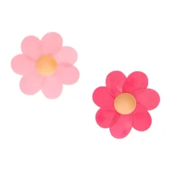 Flores de oblea Violetas rosas 6 cm (8) - Funcakes