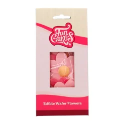Flores de oblea Violetas rosas 6 cm (8) - Funcakes