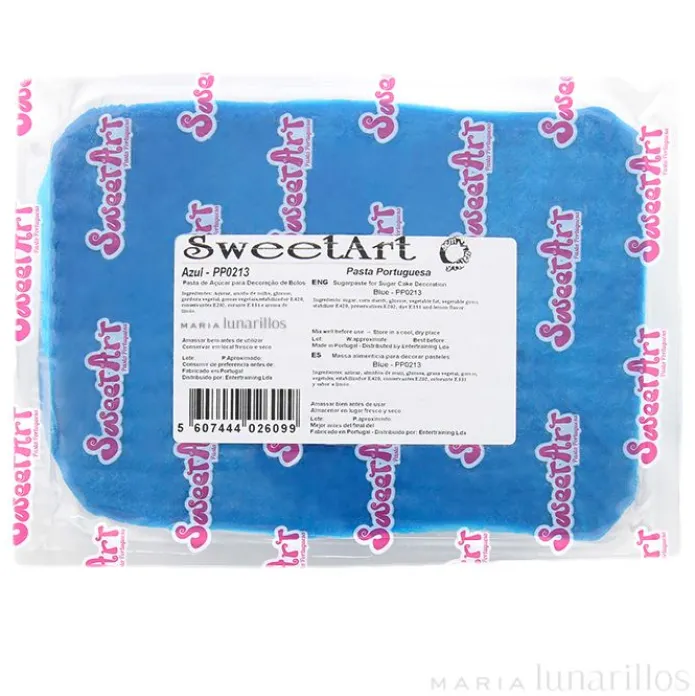 Fondant azul 1 kg - Sin gluten - SweetArt
