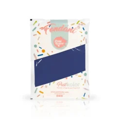 Fondant azul marino 250 g - Sin gluten - Pastkolor