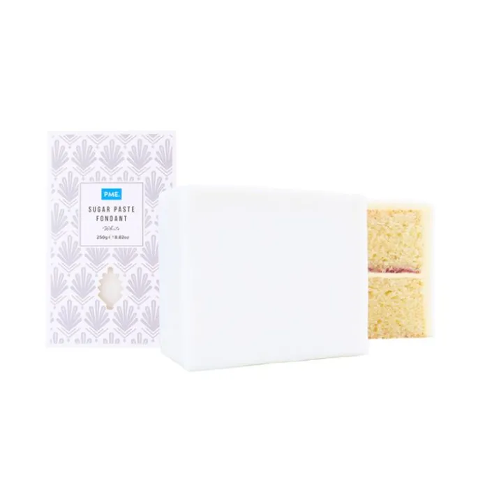 Fondant blanco 250 g - Sin gluten - PME