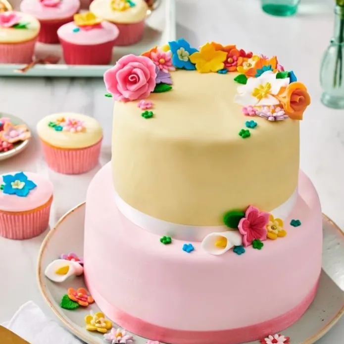 Fondant blanco marshmallows 1 kg - Sin gluten - Funcakes