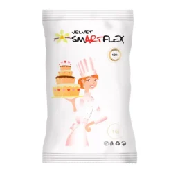 Fondant blanco sabor vainilla 1 kg - Sin gluten - SmartFlex