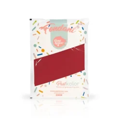 Fondant burdeos 250 g - Sin gluten - Pastkolor
