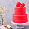 Fondant Covering Paste rojo 500 g - Funcakes