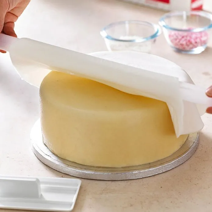 Fondant extendido listo para usar amarillo 430 g - Sin gluten - Funcakes