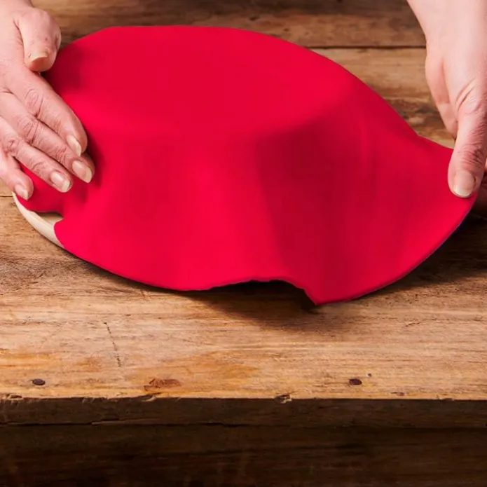 Fondant extendido listo para usar rojo 430 g - Sin gluten - Funcakes