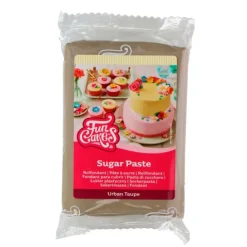Fondant gris pardo 250 g - Sin gluten - Funcakes