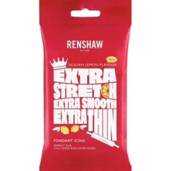 Fondant Icing blanco Extra sabor limón 1 kg - Renshaw