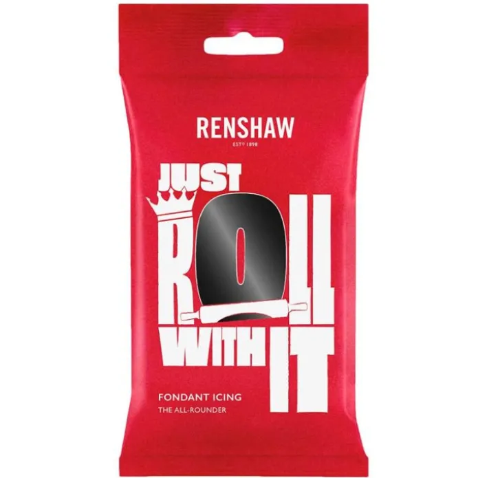 Fondant Icing negro 1 kg - Renshaw