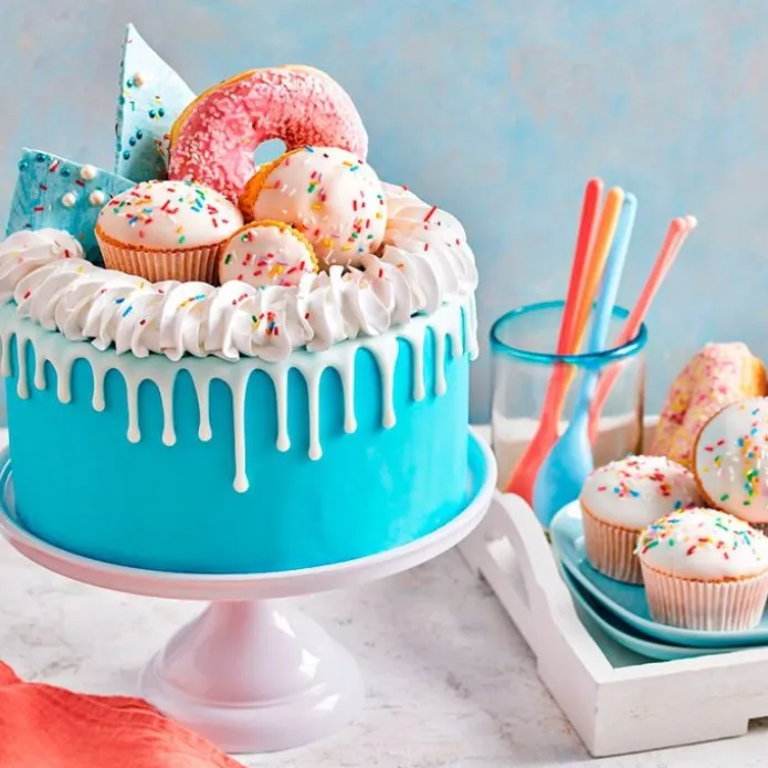 Fondant líquido blanco con glasa Dip 'n Drip 1 kg - Funcakes
