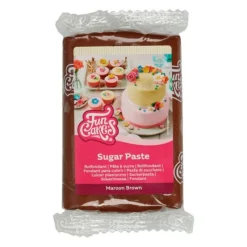 Fondant marrón chocolate 250 g - Sin gluten - Funcakes