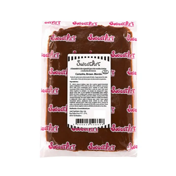 Fondant marrón 100 g - Sin gluten - SweetArt