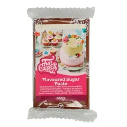 Fondant marrón sabor chocolate 250 g - Sin gluten - Funcakes