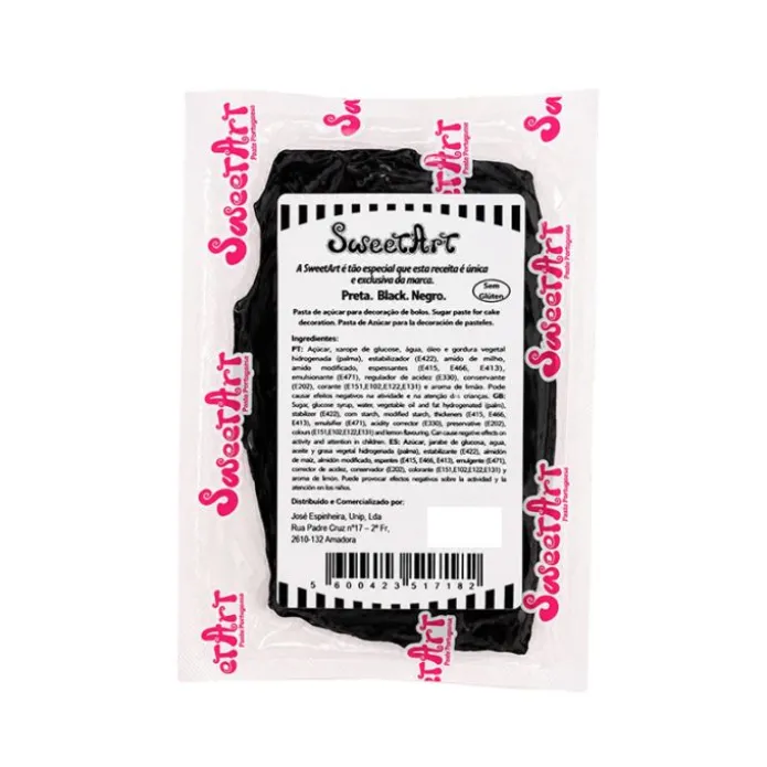 Fondant negro 100 g - Sin gluten - SweetArt