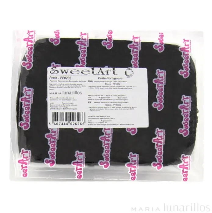 Fondant negro 1 kg - Sin gluten - SweetArt