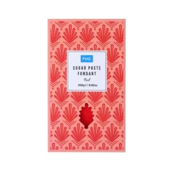 Fondant rojo 250 g - Sin gluten - PME