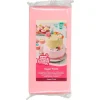 Fondant rosa suave 1 kg - Sin gluten - Funcakes