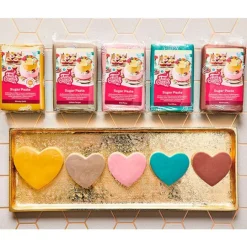 Fondant rosa viejo 250 g - Sin gluten - Funcakes