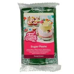 Fondant verde bosque 250 g - Sin gluten - Funcakes