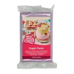 Fondant violeta claro 250 g - Sin gluten - Funcakes