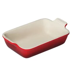 Fuente rectangular 26 cm Cereza - Cerámica de gres - Le Creuset