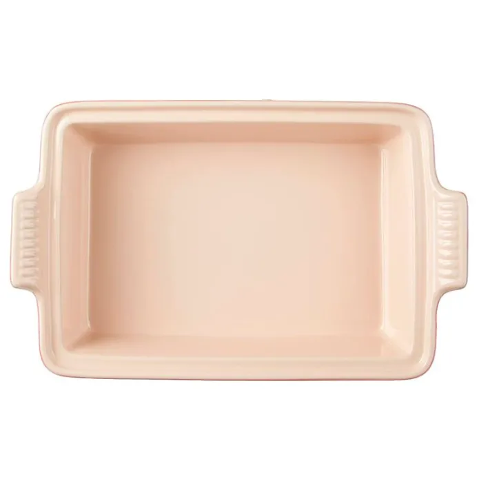 Fuente rectangular con tapa 30 cm Cereza - Cerámica de gres - Le Creuset