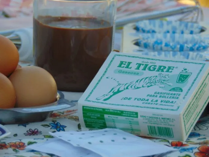 Gaseosillas o gasificante para repostería 8 sobres - Sin gluten - El Tigre