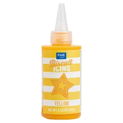 Gel decorativo amarillo Biscuit Icing 120 g - PME