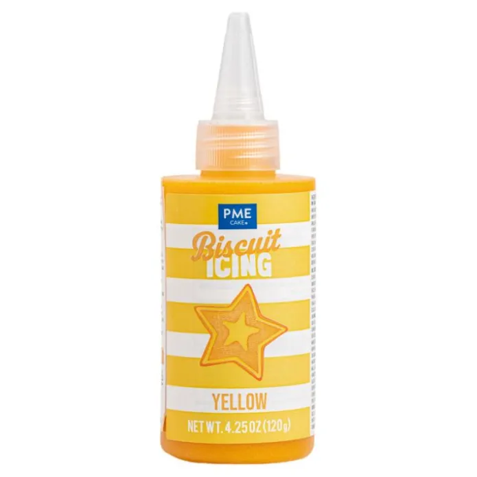 Gel decorativo amarillo Biscuit Icing 120 g - PME