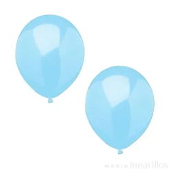 Globos azul claro (10) - Papstar