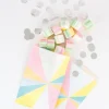 Globos transparentes confeti multicolor pastel (5) - My Little Day