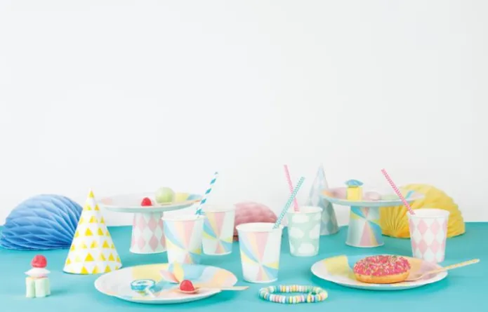 Globos transparentes confeti multicolor pastel (5) - My Little Day