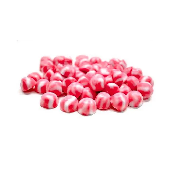 Gominolas de azúcar Besos Twist rayas rojas y blancas (1 kg) - Sin gluten - Fini