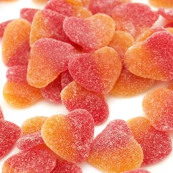 Gominolas de azúcar Corazones de melocotón (1 kg) - Sin gluten - Fini