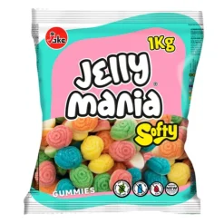 Gominolas de azúcar Flores de colores (1 kg) - Sin gluten - Jake