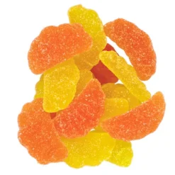 Gominolas de azúcar Gajos de naranja y limón 1 kg - Sin gluten - Burmar